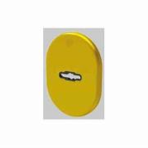 KIT PIASTRINE 4301 62x82x6 mm a doppia mappa ottone lucido 4301KOL