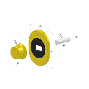 KIT pomolino c/piast. 62x82 mm limit. scorr. OL 5050+4300+4030+PR5730