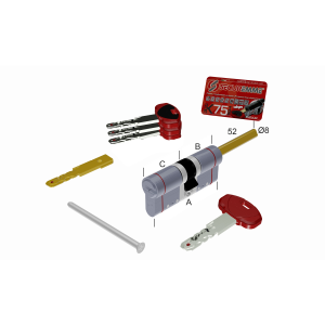 CILINDRO EVOK75 TOP COD  CH 31-81 MM            1+1+5 CH SECUR 372EQCS3181115