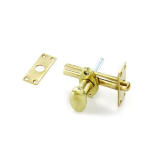 CATENACCIO A CREMAGLIERA C/POM. OTTONE 60MM CHIUSURA NOTTURNA