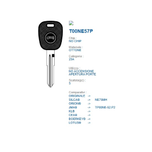 AUTO SENZA TRANSPONDER