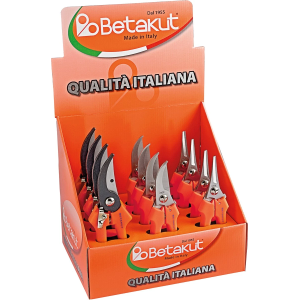ESPOSITORE CON 12 FORBICI DA GIARDINO BETAKUT ART. 3874