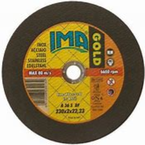 DISCO PER FERRO GOLD 230X3.2X22 mm ART F678 IMA