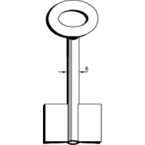 CHIAVI CASSAFORTE ERREBI 8626