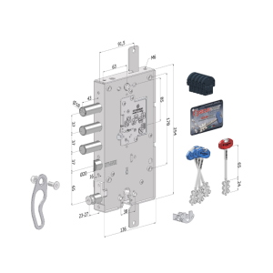 SERR. TRIPLICE 2541 SX/CR/S.3 INT. 37 3CH MULTIFUNZIONE CUORE ESTRAIBILE DM 2541SCR0337S66