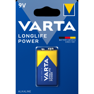 BATTERIA LONGLIFE POWER 9V VARTA