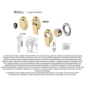 MINIMAG MOD. OVALE X ATRA ALLUMINIO BRONZO MG3551ATR FB DISEC