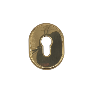 KIT PIASTRINA 4302 62X82X6 mm a cil. in ottone lucido OL 4302KOL SECUREM