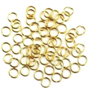 ANELLI Ø 25 OTTONATI COLORE ORO 350 Pz.