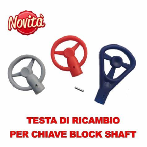 COPRICHIAVE PER BLOCK SHAFT COLORI VARI
