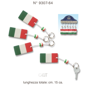 PORTACHIAVI FLOAT ITA-FLAG-NEW GALLEGG. 9307-64 GEIT