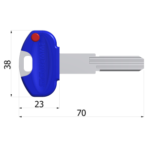 CHIAVE CILINDRO EVO K1 A DUPLICAZIONE LIBERA SECUREMME