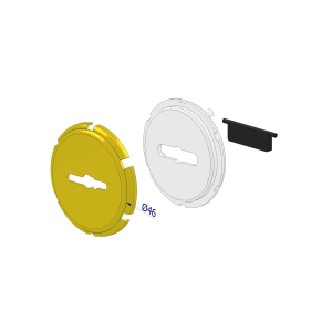 KIT INSERTO D46MM SECUREMME PIANO A DOPPIA MAPPA OTT LUC 4000KOL