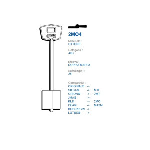 CHIAVI DOPPIA MAPPA MTL ERREBI  XM01